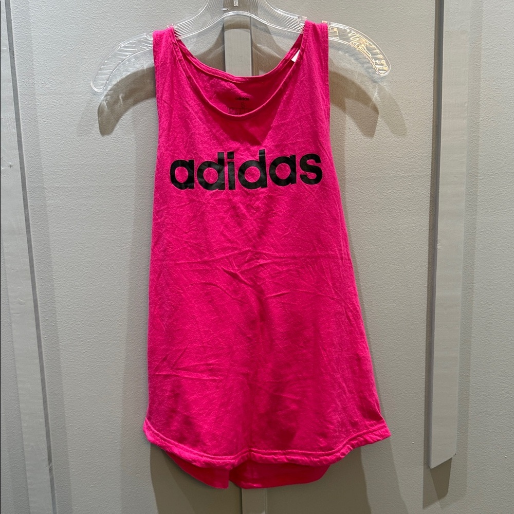 ADIDAS PINK RACERBACK TANK TOP WOMENS